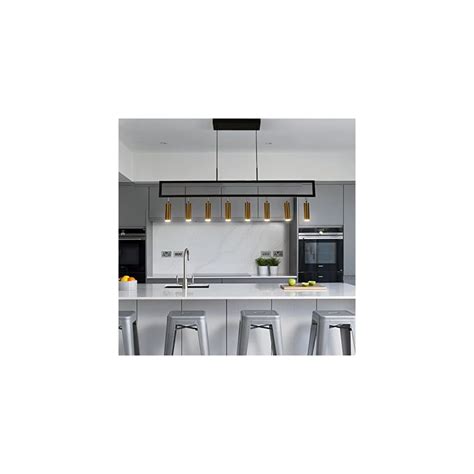 Buy MASIVEL Kitchen Island Light, 8-Light Dining Room Light Fixture ...