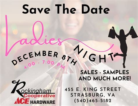 Ladies Night Out, Rockingham Cooperative ACE Hardware - Strasburg ...