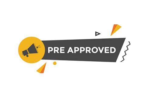 Image result for Pre-Approved Vector