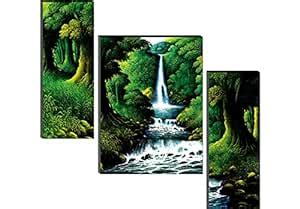 SAF paintings 6MM Waterfall Nature Panel Painting(SANFJM1106 ...