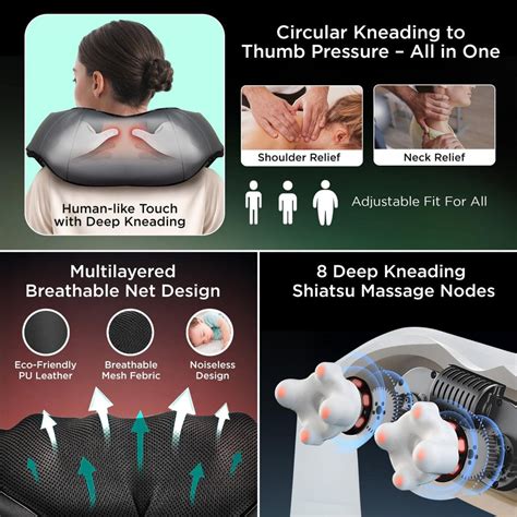 Dr Physio USA Shiatsu Shoulder and Neck Massage Machine