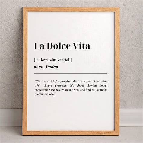 La Dolce Vita Print Poster (digital Download) | Italian Good Life ...