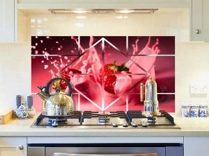 DivineDesigns 61 cm Splash of Strawberry Self Adhesive Sticker Price in ...