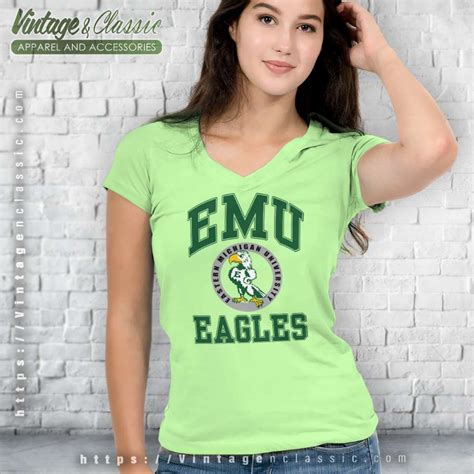 EMU Eagles Shirt Eastern Michigan University - Vintagenclassic Tee