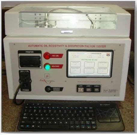 Oil Tan Delta And Resistivity Test Set - Manual Oil Dissipation Factor ...
