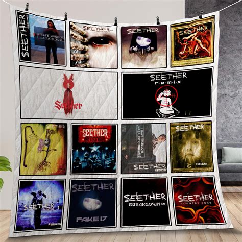 Seether Album Covers Quilt Gift Ideas For Fans - Perspirature.com