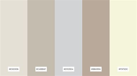 The Best 15 Beige Gray Color Palette Combinations