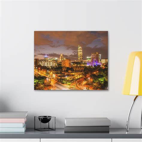 Latitude Run® Johannesburg Night Skyline Canvas Artwork Breathtaking Stunning Cityscape | Wayfair