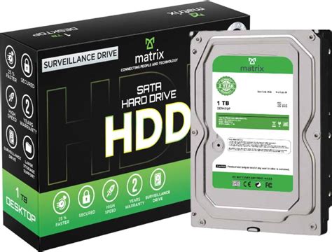 MATRIX HARD DRIVE 1 TB 1 TB All in One PC's Multicolor SATA Internal ...