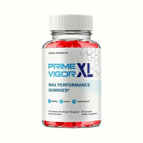 Prime Vigor XL Gummies 1000MG - Performance Enhancing for Men (60 ...