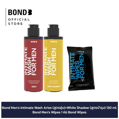 Bond Mens Intimate Wash Aries 130 ml. (สูตรอุ่น) White Shadow 130 ml ...
