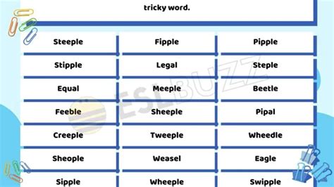 Words that Rhyme Archives - Page 4 of 4 - ESLBUZZ