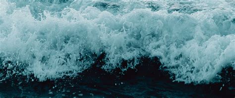 Download wallpaper 2560x1080 wave, foam, sea, surf dual wide 1080p hd ...