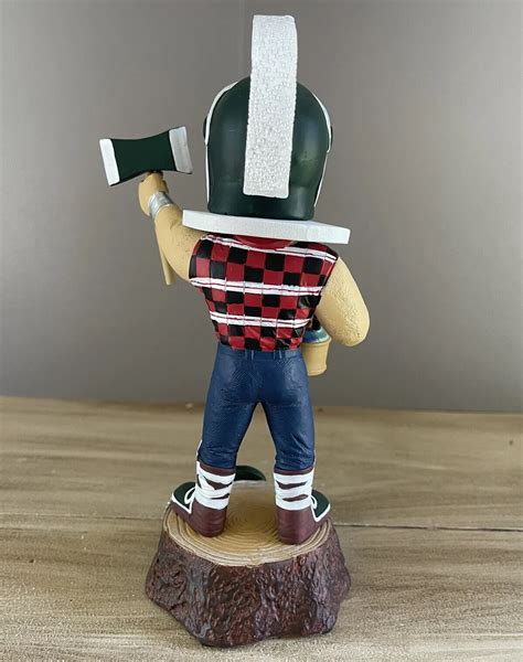 MICHIGAN STATE SPARTANS Paul Bunyan Rivalry Trophy Mascot Bobblehead #/321 NIB | eBay