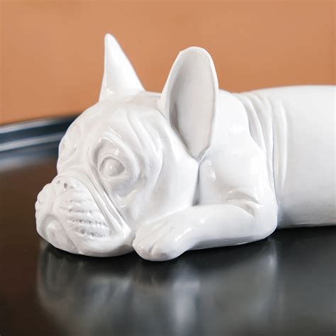 Home Decor - Buy Dog White Showpiece Online In India |Nestasia