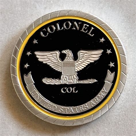 Image result for Colonel Rank Coin