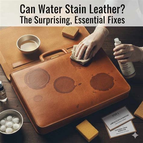 Does Water Stain Leather