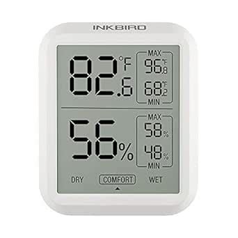 Inkbird ITH-20 Digital Thermometer Indoor Room Hygrometer Temperature ...