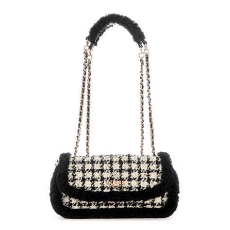 Buy Guess Women Tweed Cristi Convertible Crossbody Bag Online
