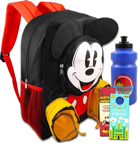 Amazon.com | Disney 100th Anniversary Backpack Set - Disney School Bag ...