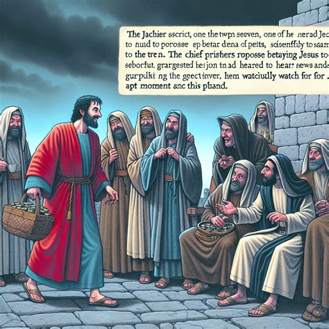 Mark 14:10-11 Artwork | Bible Art