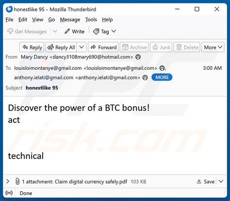 Image result for Bitcoin Scam Email