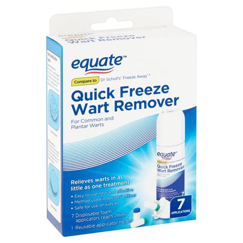 Equate Quick Freeze Wart Remover Treatment, 7 Liquid Applications HSA ...