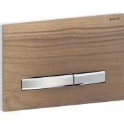 Geberit Sigma50 actuator plate, square, dual flush, metal colour chrome ...