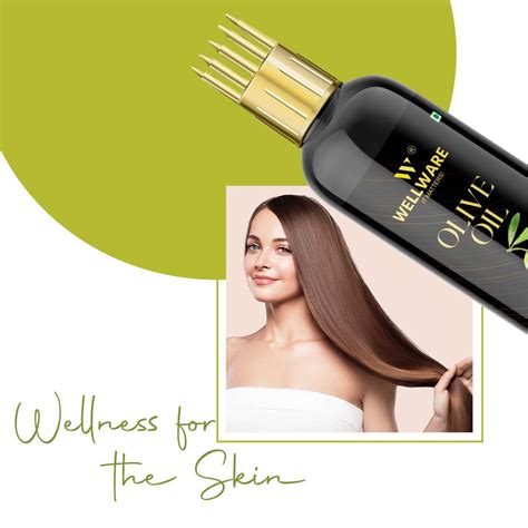 WELLWARE Olive Hair growth & Hair Fall Control Oil With Applicator Hai ...
