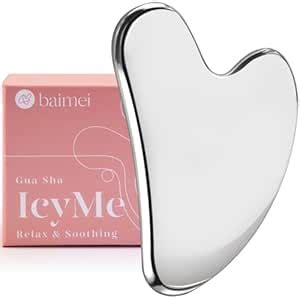 BAIMEI Stainless Steel Gua Sha, Gua Sha Face Tools Massager for Tension ...