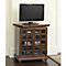 Devon Swivel Media Cabinet - Petite Media Armoire - Swivel Top Media ...