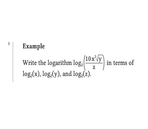 Math Logarithm Rules 的图像结果