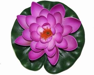 PolliNation Pollination Purple Artificial Floating Lotus Flower for ...