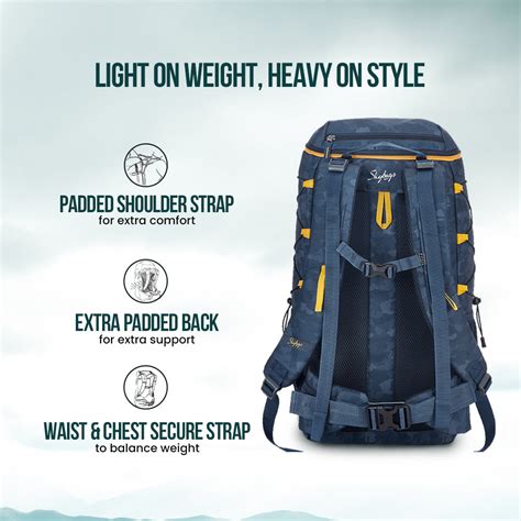 Skybags Hawk 01 Rucksack 45L Blue