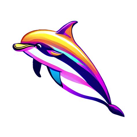 Lisa Frank Dolphin Graphic · Creative Fabrica