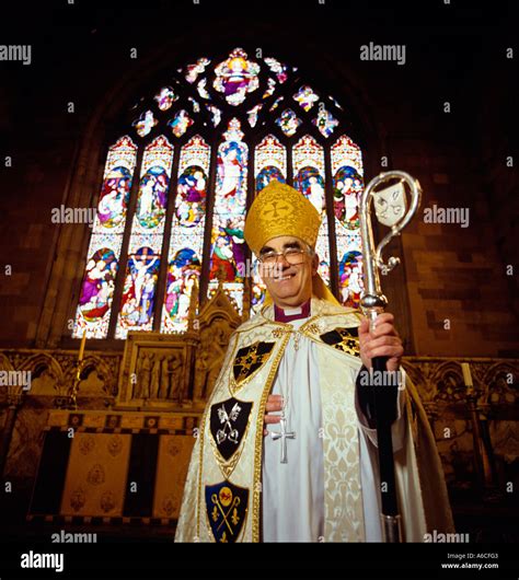 Religion Archbishop of Wales Allwyn Rice Jones Stock Photo - Alamy