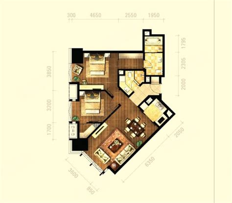 地中海风格136平米三居房间柜子设计图片_别墅设计图
