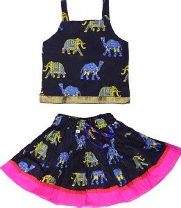 ANNA Girls Lehenga Choli Ethnic Wear Printed Lehenga Choli Price in ...