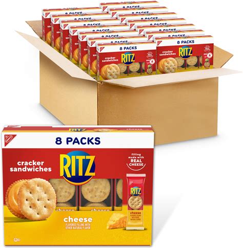 Amazon.com: RITZ Bits Cheese and RITZ Bits Peanut Butter Cracker ...