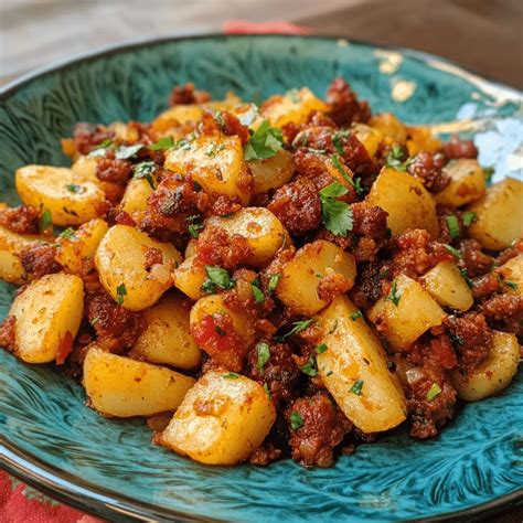 Papas con Chorizo receta - Chef Goya