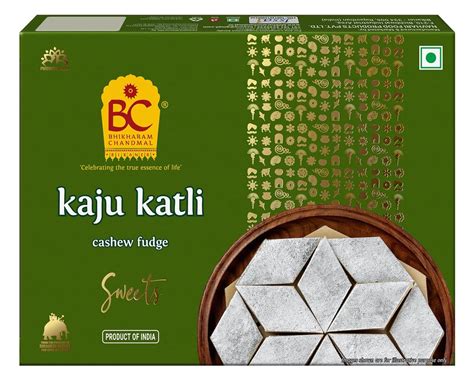 Bhikharam Chandmal - Kaju Katli - 400 Gm (Pack of 1) : Amazon.in ...