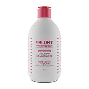 Buy BBLUNT Curly Hair Conditioner with Coconut Water & Jojoba Oil - 250 ...