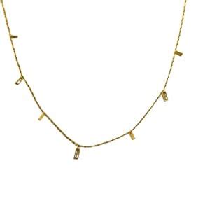 Buy CHARMSVILLA Allure Square Charm Necklace for Women | Elegant ...