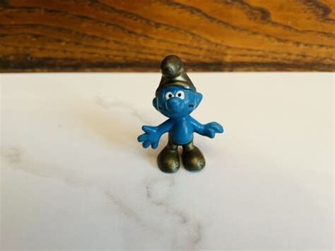 Smurfs GOLD Smurf Figure RARE Vintage Original | Ubuy India