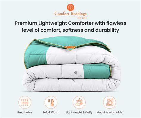Aqua Green Dual Tone Comforter | Comfort Beddings