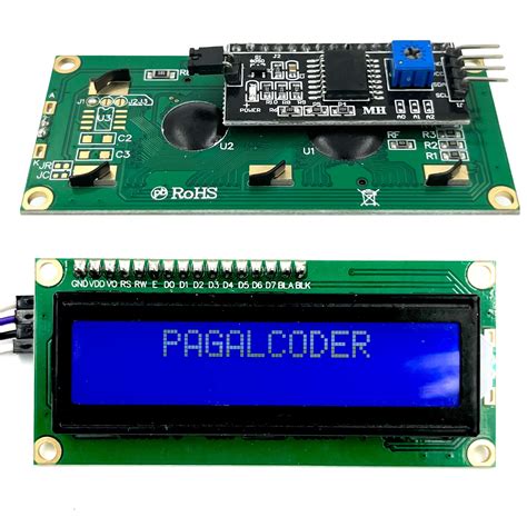 Buy PAGALCODER | 16x2 LCD Display with I2C Module | Compatatable with ...