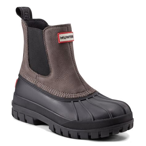Men's Suffolk Insulated Waterproof Duck Boots - Black | Hunter Boots
