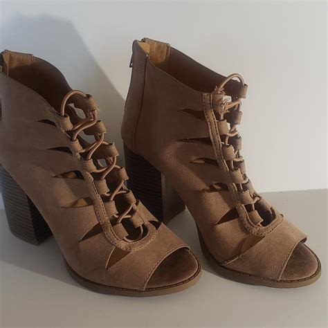 Charlotte Russe Women's Tan Footwear | Depop