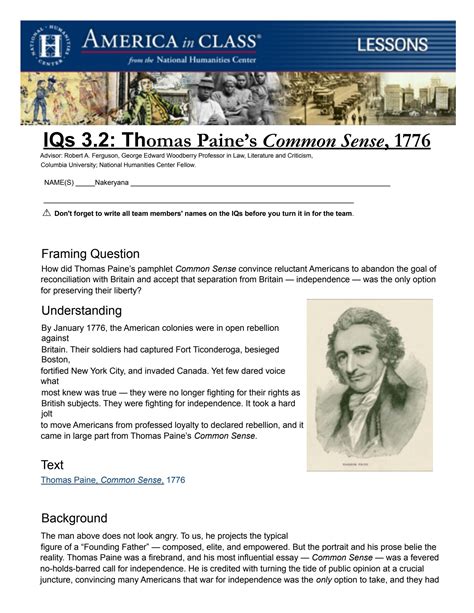 Image result for Common-Sense Worksheet