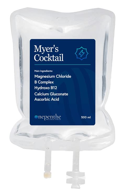 Myers Cocktail IV Therapy - At Home Myers Mix